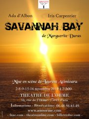 Savannah Bay – spectacol musafir la unteatru